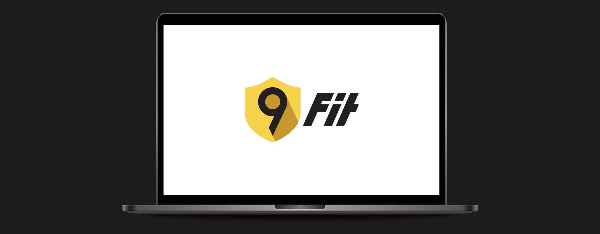 9Fit case-study hero / responsive laptop brand visual