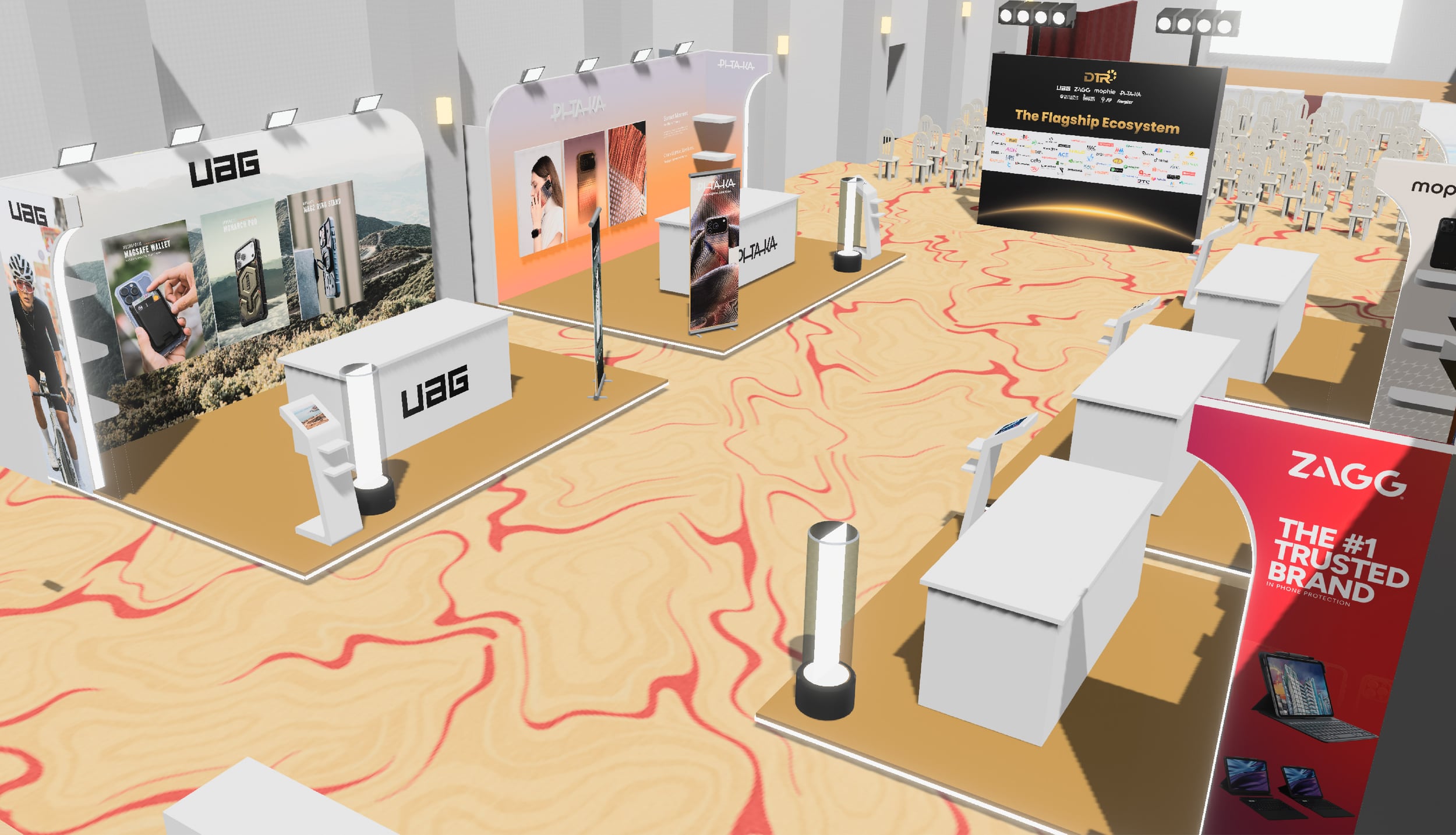 Multi-brand spatial plan / early 3D alignment