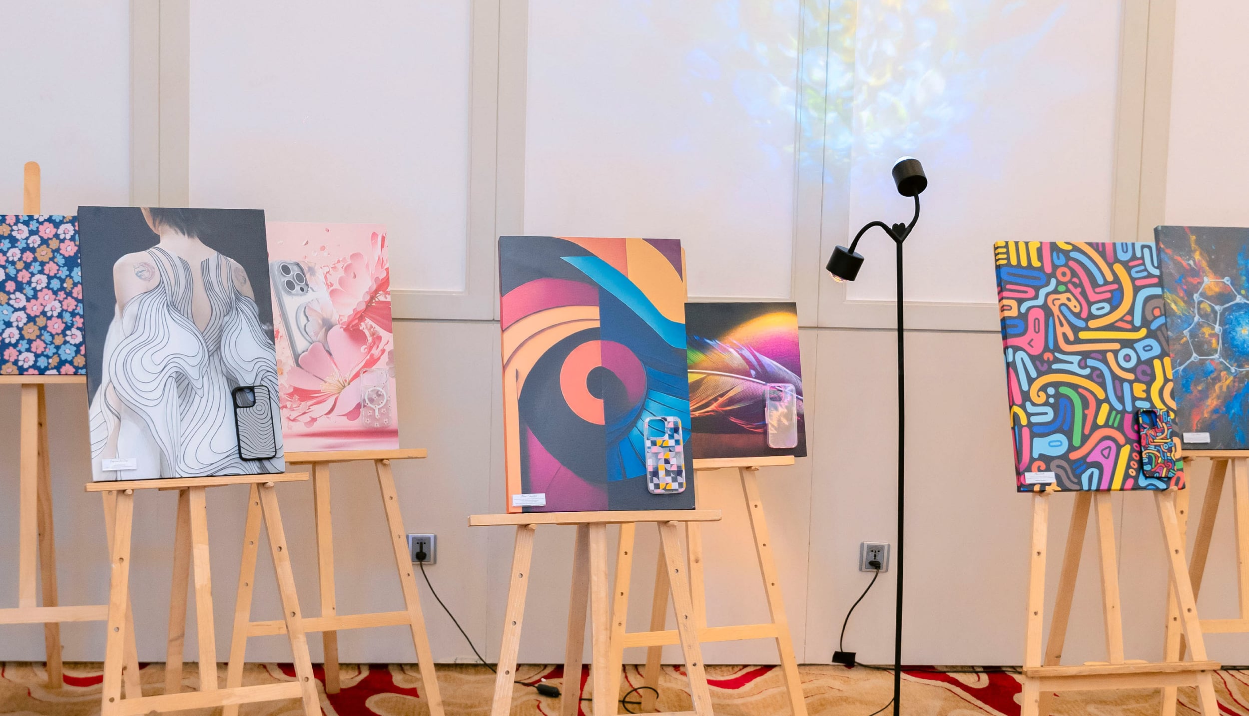 Campaign display / visual system in the venue